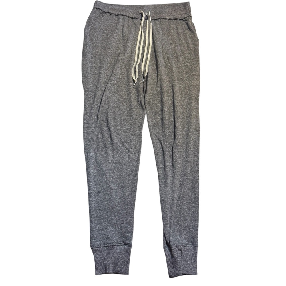 Xhilaration Pajama Pants Small Gray Elastic Waistband Drawstring Ties Pockets